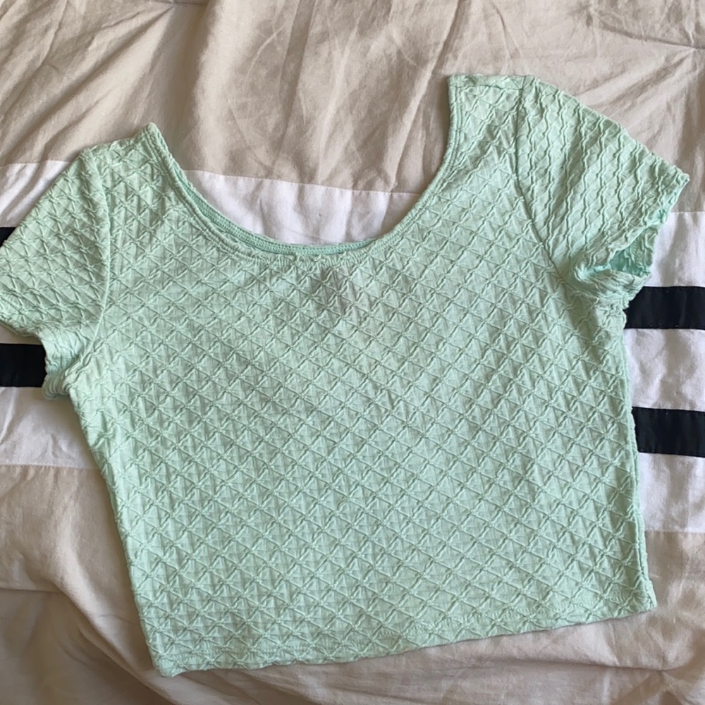 H&M Patterned Crop Top
